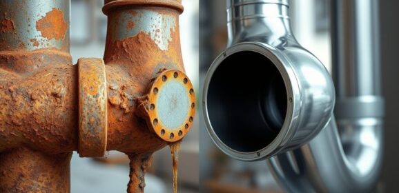 Stare rury stalowe w domu – kiedy wymiana jest konieczna, a kiedy warto rozważyć naprawę i modernizację?